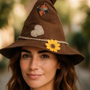 Halloween Felt Scarecrow Hat